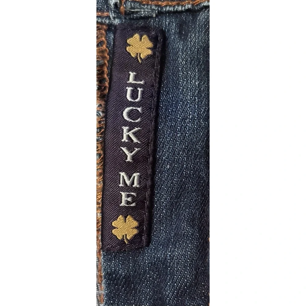Lucky Brand Sweet N Crop Womens Denim Jeans Size 2/26 Medium Wash Stretch pocket